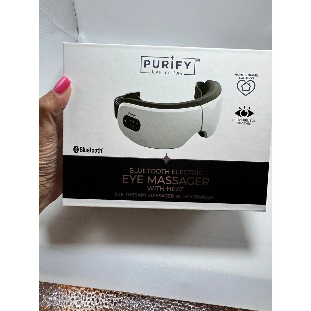 Purify Bluetooth Electric Eye Massager with Heat Vibration PY-EYMAS-900 New